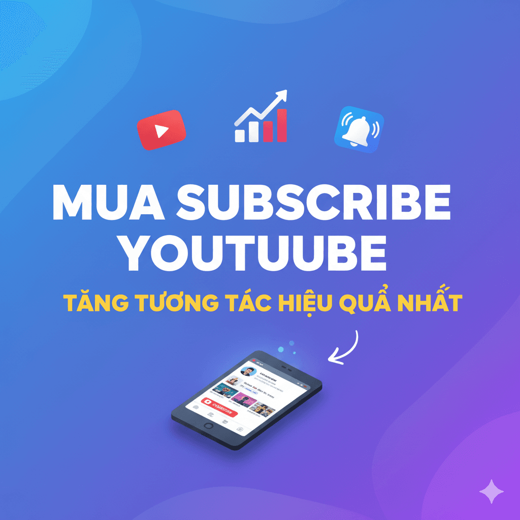 Mua Subscriber YouTube - Tăng Sub Nhanh & An Toàn 2024